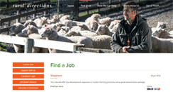 Desktop Screenshot of jobs.ruraldirections.co.nz