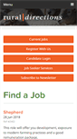 Mobile Screenshot of jobs.ruraldirections.co.nz