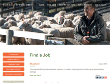 Tablet Screenshot of jobs.ruraldirections.co.nz